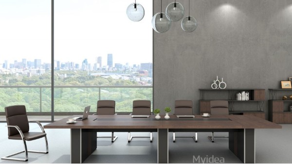 办公会议桌现代大型会议室桌椅洽谈桌